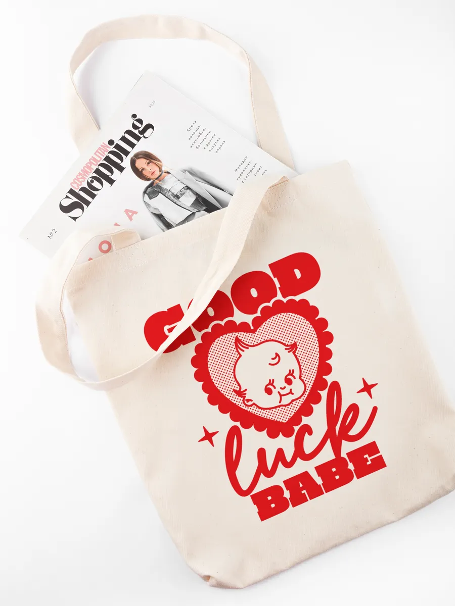Сумка шоппер "Good luck babe"
