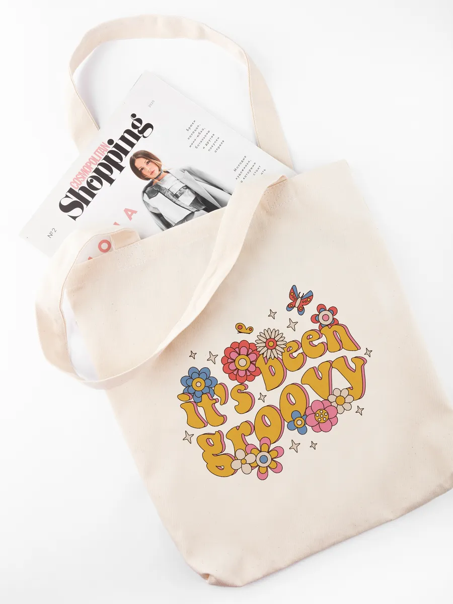 Сумка шоппер "It's been groovy"